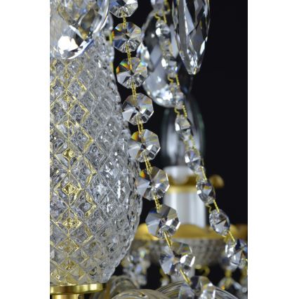 Wranovsky JWZ148062100 - Candelabro de cristal de corrente DIAMANT 6xE14/40W/230V