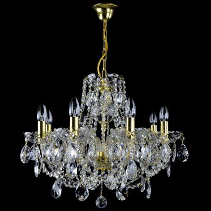 Wranovsky JWZ151082130 - Candelabro de cristal de corrente CLASSE 8xE14/40W/230V