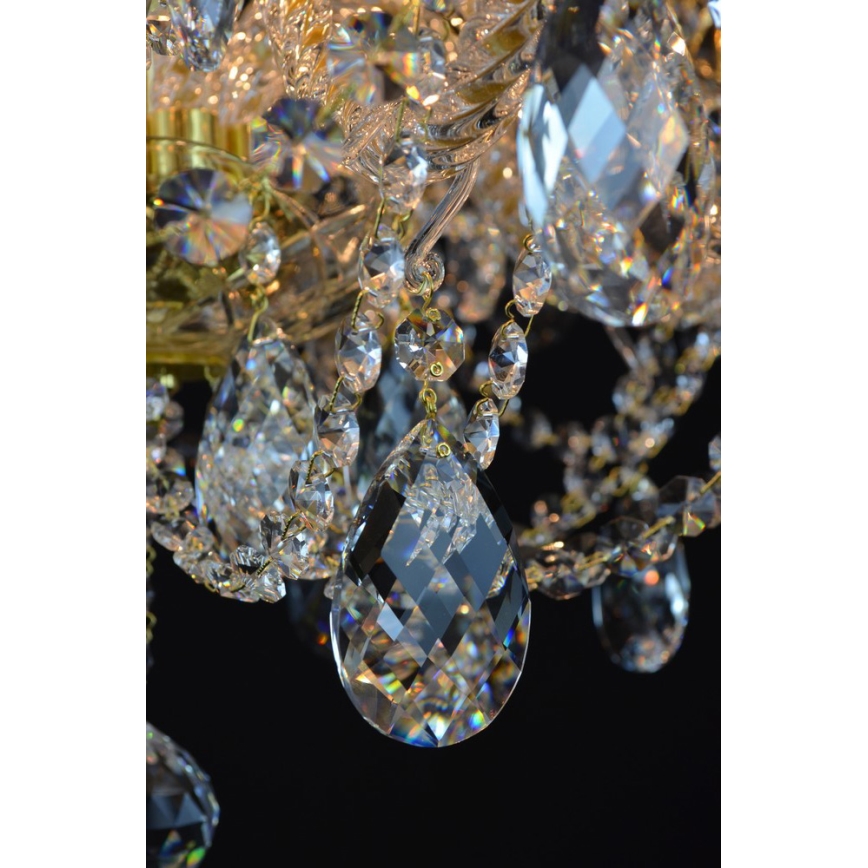 Wranovsky JWZ151082130 - Candelabro de cristal de corrente CLASSE 8xE14/40W/230V