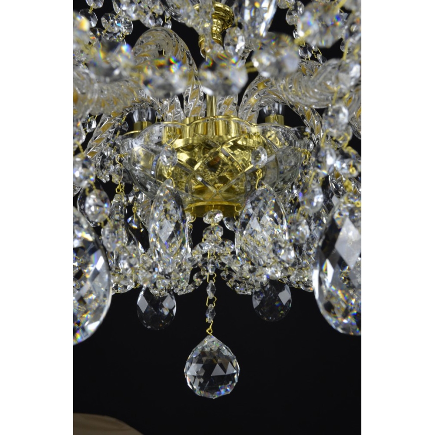 Wranovsky JWZ151082130 - Candelabro de cristal de corrente CLASSE 8xE14/40W/230V