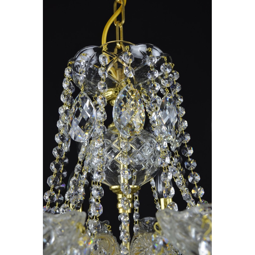 Wranovsky JWZ151082130 - Candelabro de cristal de corrente CLASSE 8xE14/40W/230V