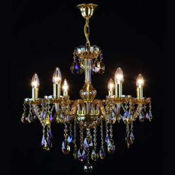 Wranovsky JWZ167061100 - Candelabro de cristal de corrente CLARIT 6xE14/40W/230V