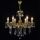 Wranovsky JWZ167061100 - Candelabro de cristal de corrente CLARIT 6xE14/40W/230V