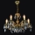 Wranovsky JWZ207061100 - Candelabro de cristal de corrente DRACO 6xE14/40W/230V