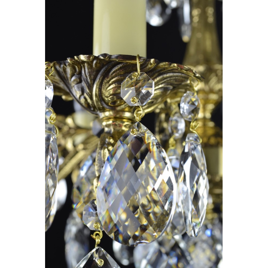 Wranovsky JWZ207061100 - Candelabro de cristal de corrente DRACO 6xE14/40W/230V