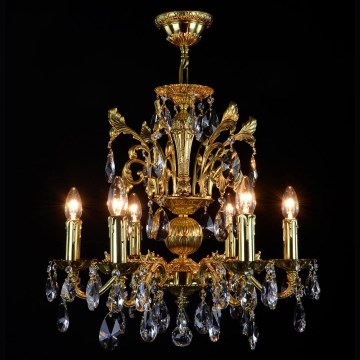 Wranovsky JWZ210061100 - Candelabro de cristal de corrente ARIES 6xE14/40W/230V