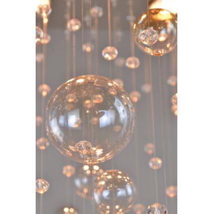 Wranovsky JWZ610100101 - Candelabro de cristal integrado ORBIS 10xGU10/40W/230V