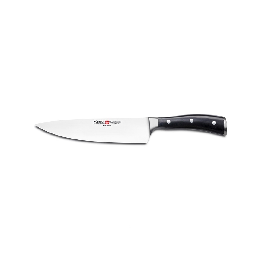 Wüsthof - Conjunto de facas de cozinha CLASSIC IKON 3 pcs preto