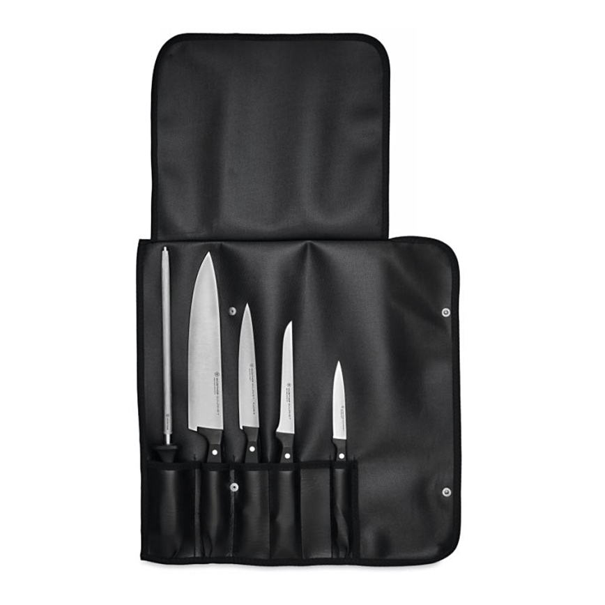 Wüsthof - Conjunto de facas de cozinha GOURMET 6 pçs preto