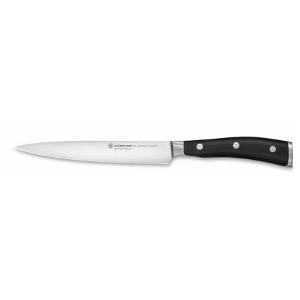 Wüsthof - Conjunto de facas de cozinha num suporte CLASSIC IKON 7 unid. cinza/preto