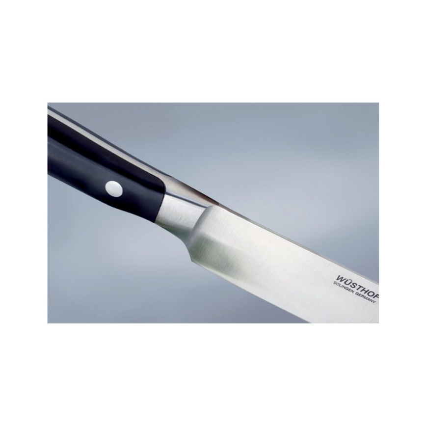 Wüsthof - Conjunto de facas de cozinha num suporte CLASSIC IKON 8 unid. cinza/preto