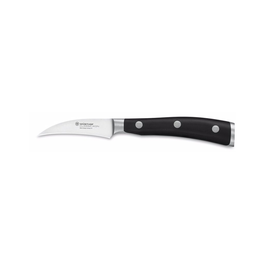 Wüsthof - Conjunto de facas de cozinha num suporte CLASSIC IKON 8 unid. cinza/preto