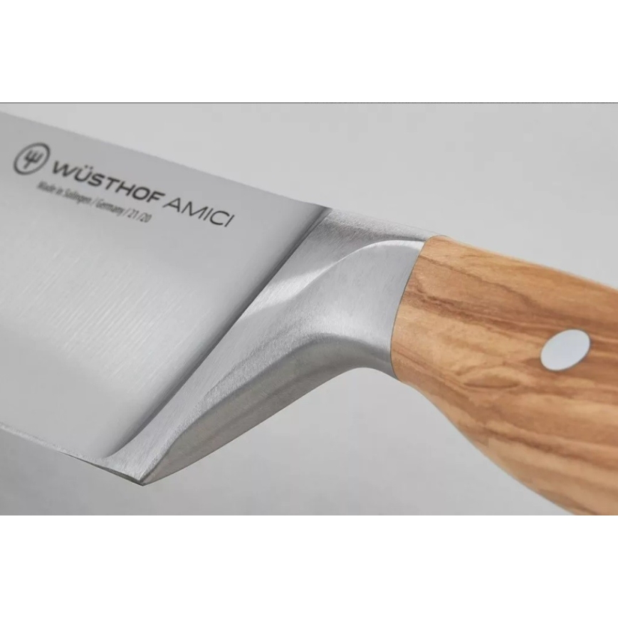 Wüsthof - Faca de chefe AMICI 20 cm madeira de oliveira