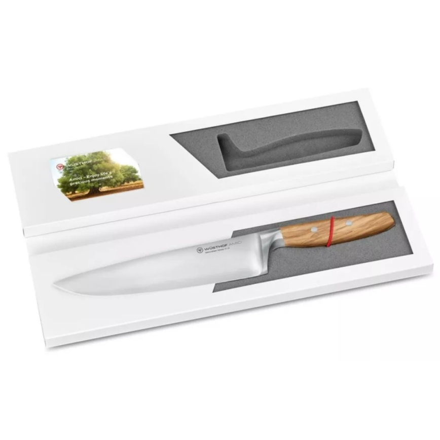 Wüsthof - Faca de chefe AMICI 20 cm madeira de oliveira