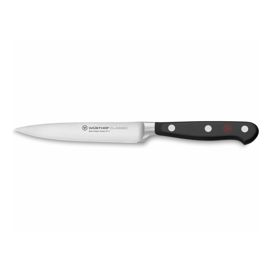 Wüsthof - Faca de cortar de cozinha CLASSIC 12 cm preto