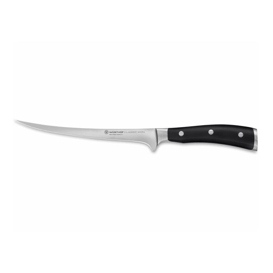 Wüsthof - Faca de cozinha para cortar filetes CLASSIC IKON 18 cm preto