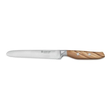Wüsthof - Faca de cozinha para cortar pão AMICI 14 cm madeira de oliveira