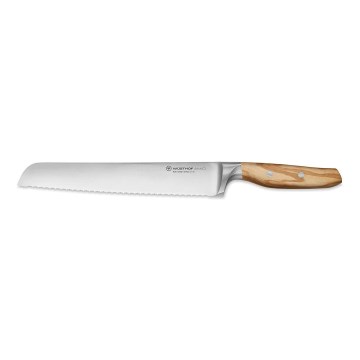 Wüsthof - Faca de cozinha para cortar pão AMICI 23 cm madeira de oliveira
