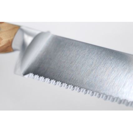 Wüsthof - Faca de cozinha para cortar pão AMICI 23 cm madeira de oliveira