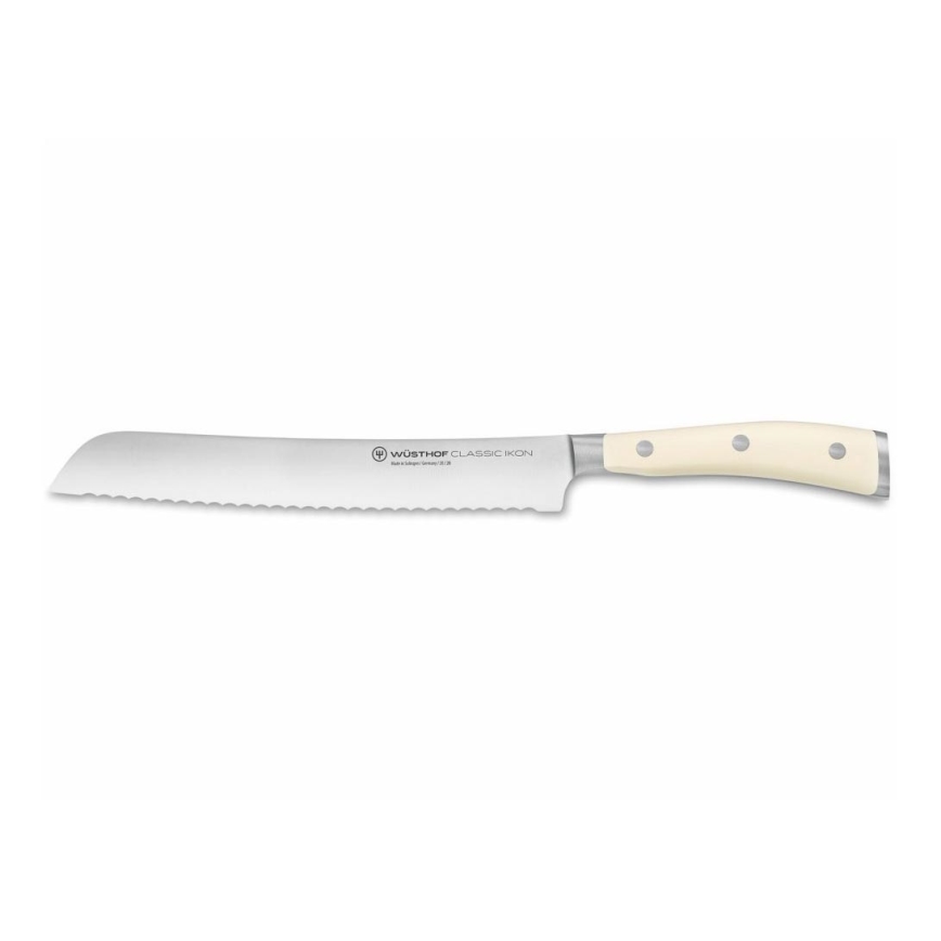 Wüsthof - Faca de cozinha para cortar pão CLASSIC IKON 20 cm creme