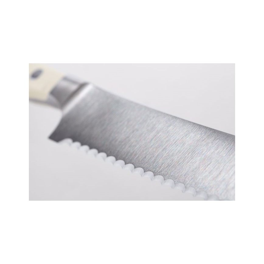 Wüsthof - Faca de cozinha para cortar pão CLASSIC IKON 20 cm creme