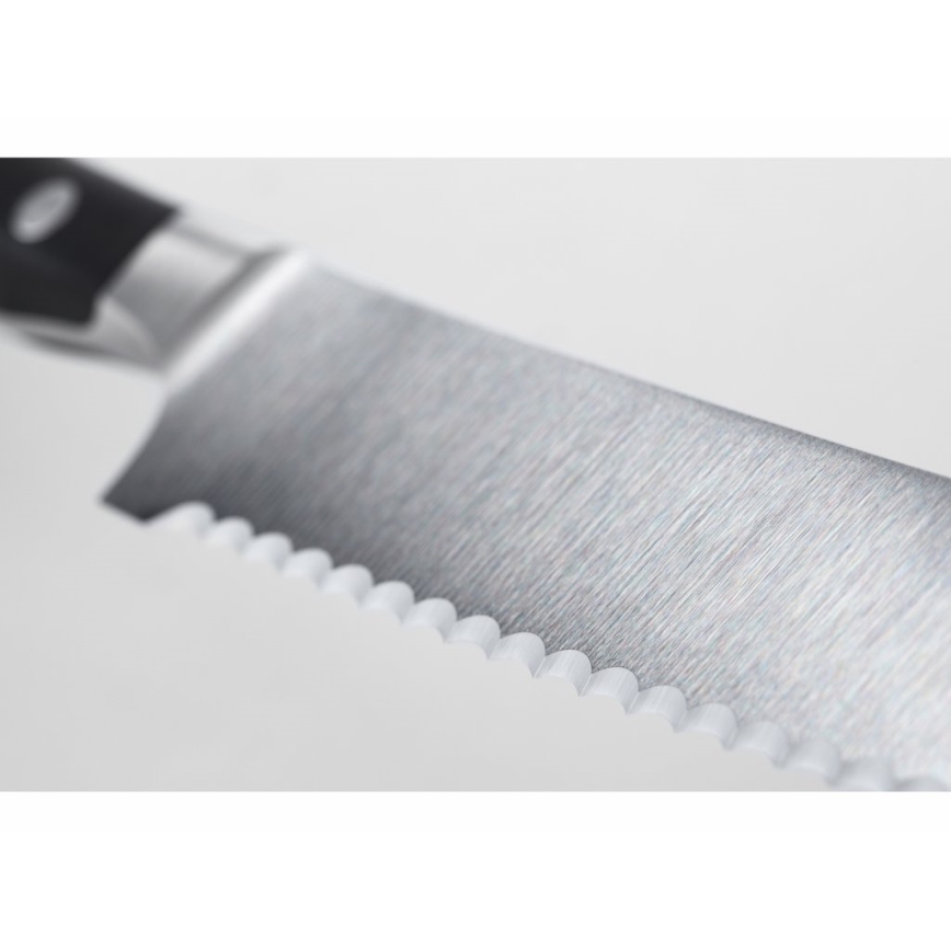 Wüsthof - Faca de cozinha para cortar pão CLASSIC IKON 20 cm preto