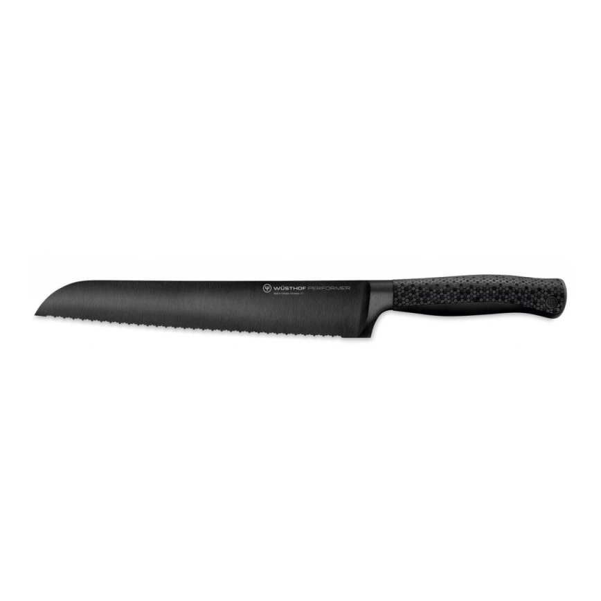 Wüsthof - Faca de cozinha para cortar pão PERFORMER 23 cm preto