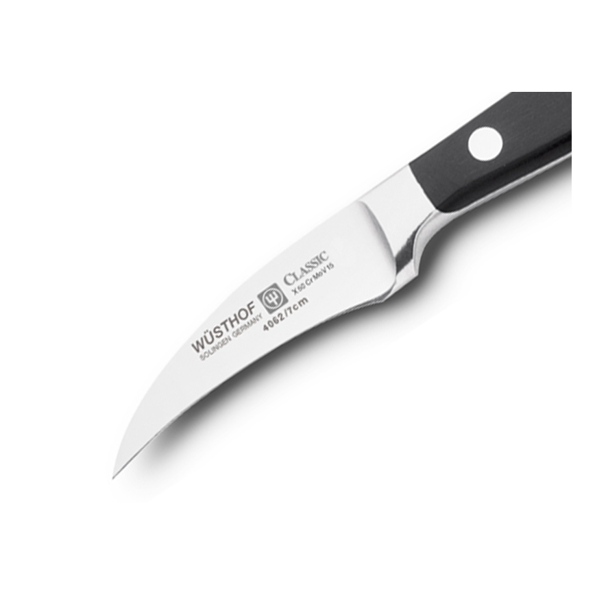 Wüsthof - Faca de cozinha para descascar CLASSIC 7 cm preto