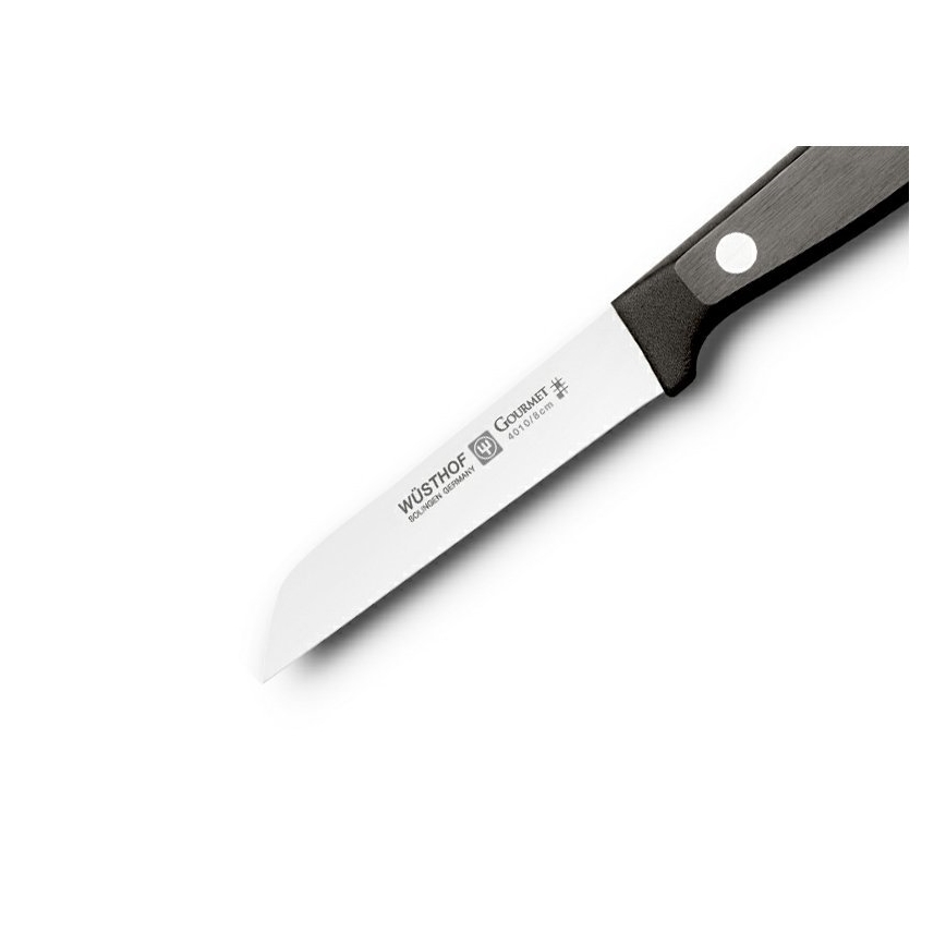 Wüsthof - Faca de cozinha para legumes GOURMET 8 cm preto