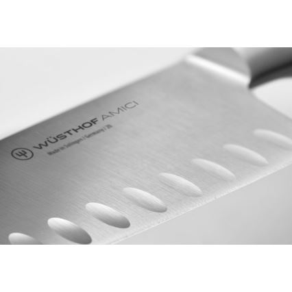 Wüsthof - Faca de cozinha santoku AMICI 17 cm madeira de oliveira