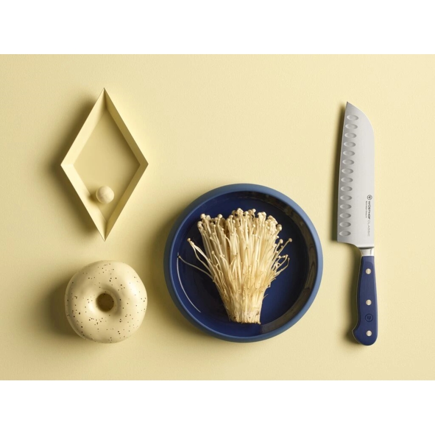 Wüsthof - Faca de cozinha santoku CLASSIC COLOUR 17 cm azul