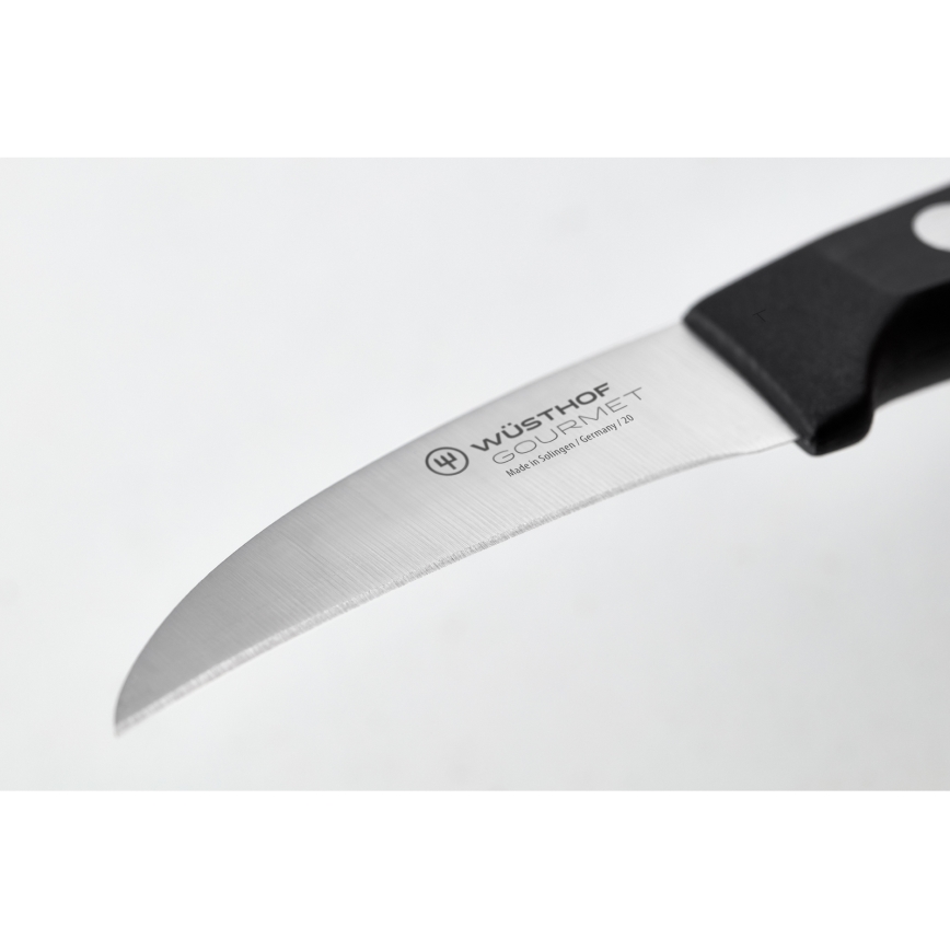 Wüsthof - Faca de cozinha para descascar GOURMET 6 cm preta