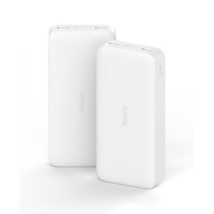 Xiaomi 20000 mAh Redmi 18W Power Bank de Carregamento Rápido Branca