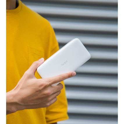 Xiaomi 20000 mAh Redmi 18W Power Bank de Carregamento Rápido Branca