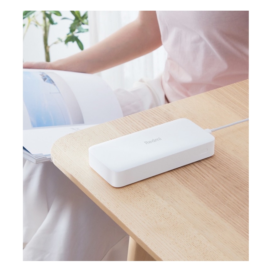 Xiaomi 20000 mAh Redmi 18W Power Bank de Carregamento Rápido Branca