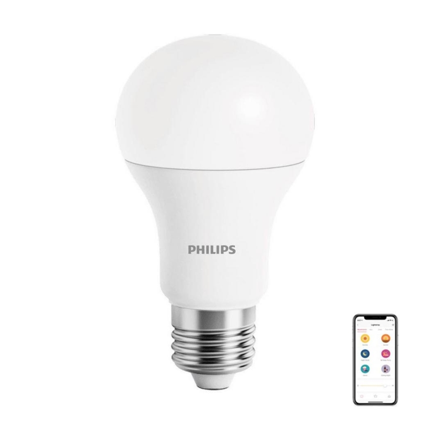 Xiaomi – Lâmpada LED com regulação Philips E27/9W/230V 2700K Wi-Fi