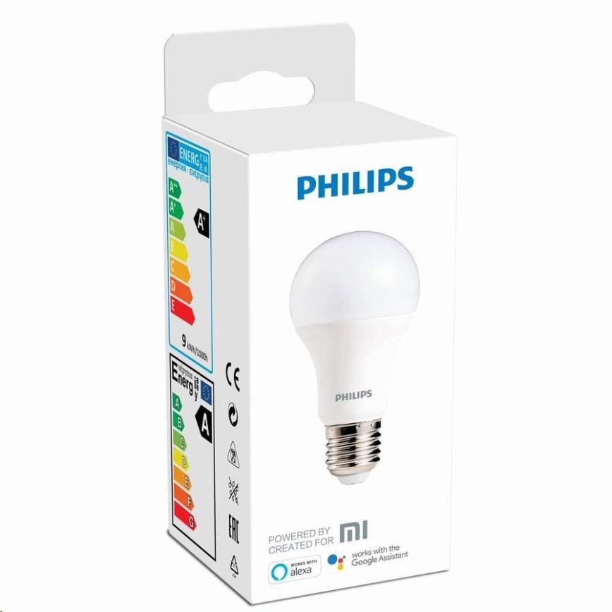 Xiaomi – Lâmpada LED com regulação Philips E27/9W/230V 2700K Wi-Fi