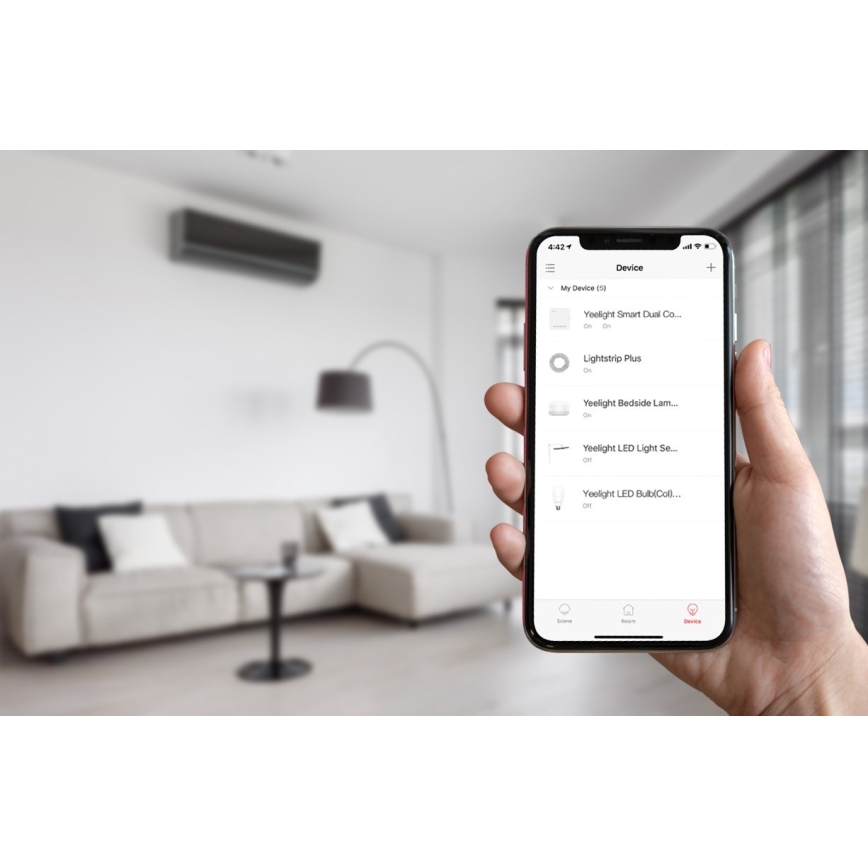 Yeelight - Interruptor para circuito elétrico 230V/10A WiFi/Bluetooth