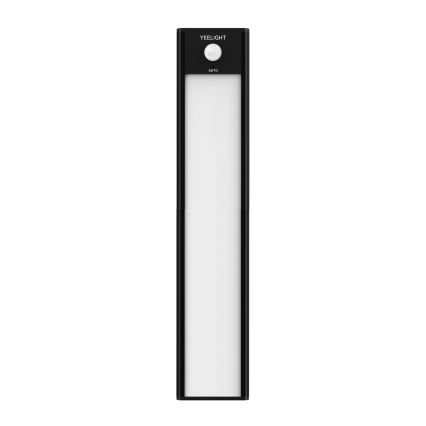 Yeelight - LED Iluminação para mobília recarregável com regulação com sensor LED/1,8W/1100 mAh 4000K 20 cm preto