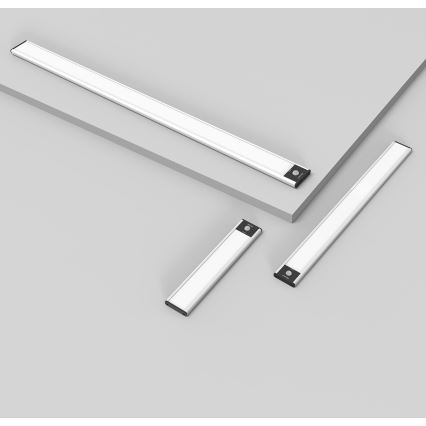 Yeelight - LED Iluminação para mobília recarregável com regulação com sensor LED/1,8W/1100 mAh 4000K 20 cm prateado