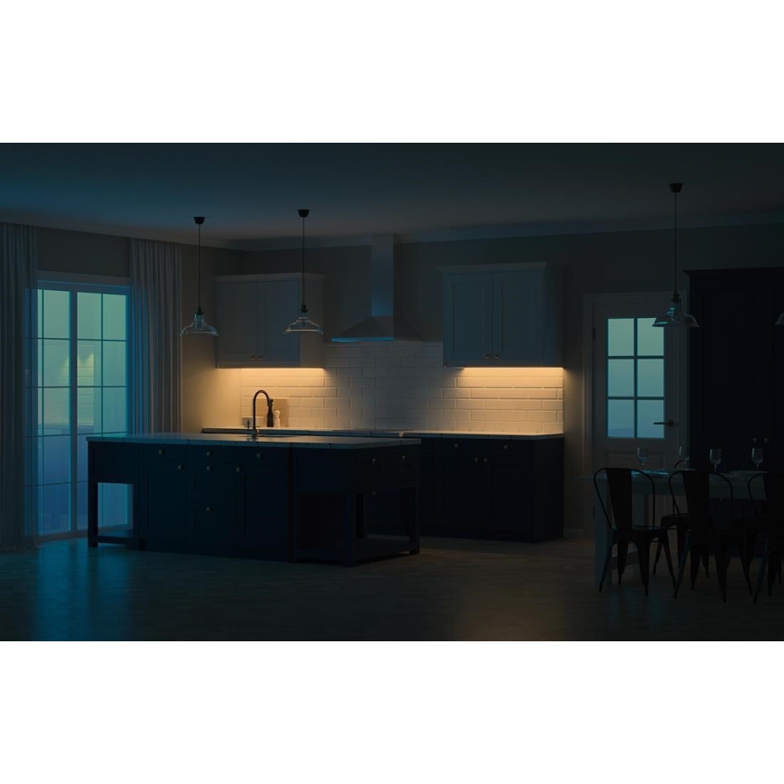 Yeelight - LED Iluminação para mobília recarregável com regulação com sensor LED/2,4W/2200 mAh 2700K 60 cm prateado