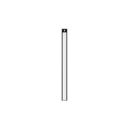 Yeelight - LED Iluminação para mobília recarregável com regulação com sensor LED/2,4W/2200 mAh 4000K 60 cm preto