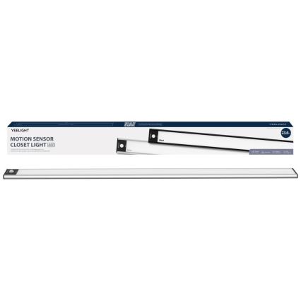 Yeelight - Iluminação LED recarregável regulável para móveis com sensor LED/2,4W/2200 mAh 2700K 60 cm prata