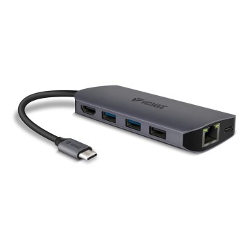 Yenkee - Adaptador multi-portas 8 em 1 USB tipo C
