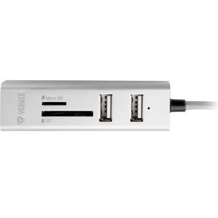 Yenkee - Divisor USB 2.0 e OTG e leitor de cartões