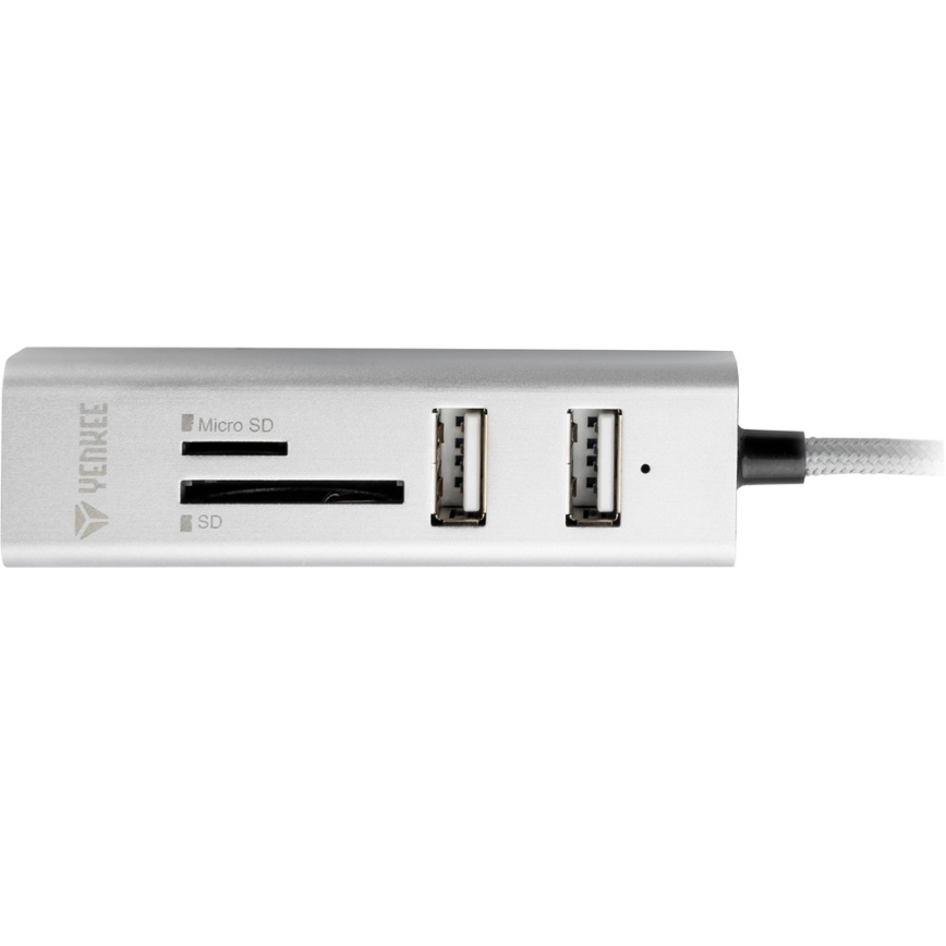 Yenkee - Divisor USB 2.0 e OTG e leitor de cartões