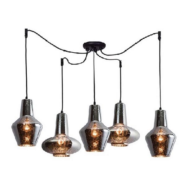 Zambelis 17150 - Candeeiro suspenso 5xE27/40W/230V aranha