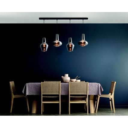 Zambelis 17151 - Candelabro suspenso 4xE27/40W/230V