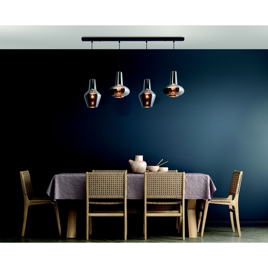 Zambelis 17151 - Candelabro suspenso 4xE27/40W/230V