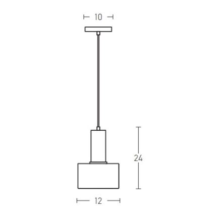 Zambelis 180051 - Candeeiro suspenso 1xE27/40W/230V dourado/rosa-salmão